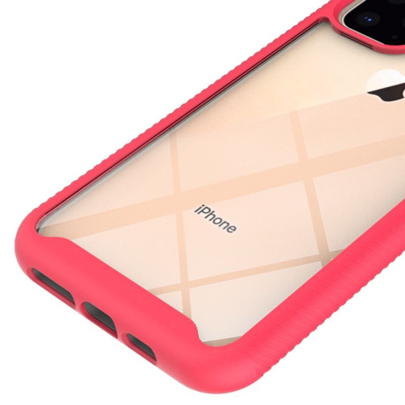 Etui iPhone 11 Pro Biały Czarny Hybrydowa Konstrukcja Krawędzi Błysku Etui Ochronne