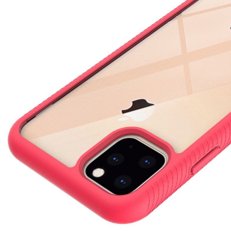 Etui iPhone 11 Pro Biały Czarny Hybrydowa Konstrukcja Krawędzi Błysku Etui Ochronne