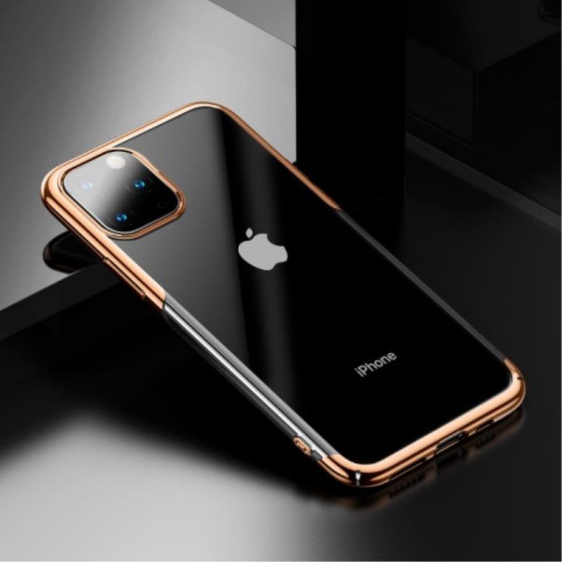 Etui iPhone 11 Pro Biały Czarny Seria Z Brokatem Baseus Etui Ochronne