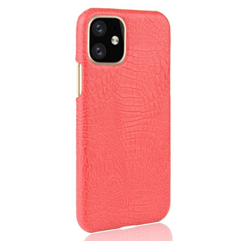 Etui iPhone 11 Pro Biały Czarny Styl Skóry Krokodyla Etui Ochronne