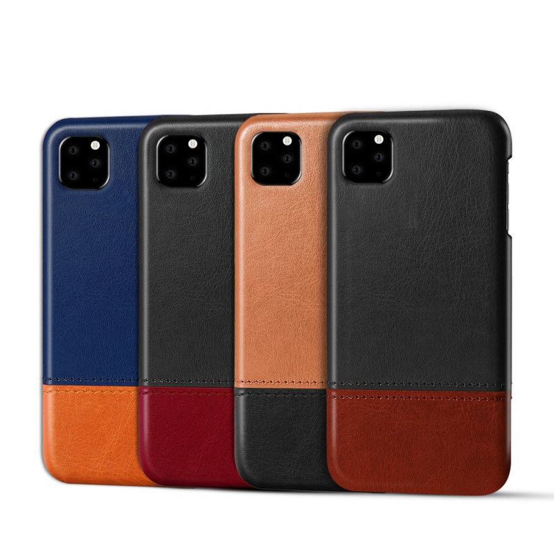 Etui iPhone 11 Pro Czarny Ksq Dwukolorowy Efekt Skóry Etui Ochronne