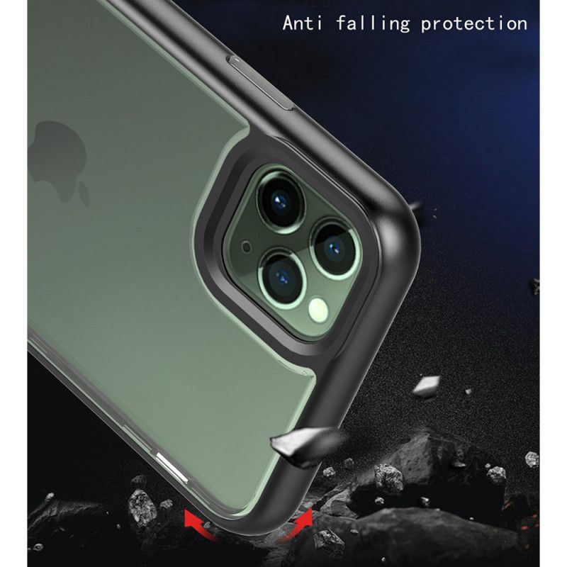 Etui iPhone 11 Pro Czerwony Czarny Hybryda Z Kolorowymi Krawędziami Etui Ochronne