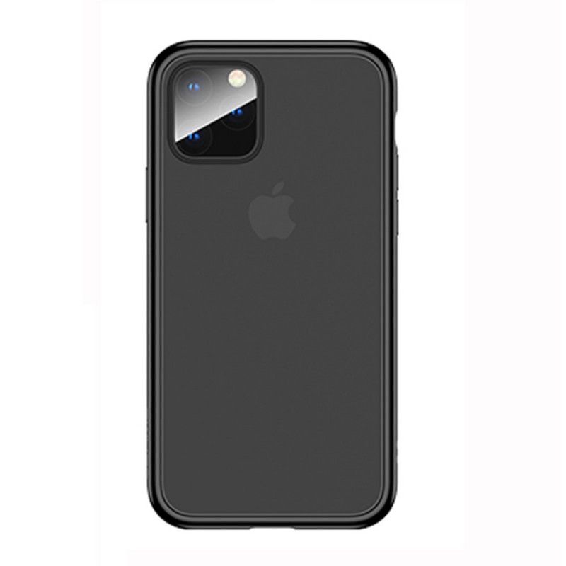 Etui iPhone 11 Pro Czerwony Czarny Hybryda Z Silikonowymi Krawędziami Etui Ochronne