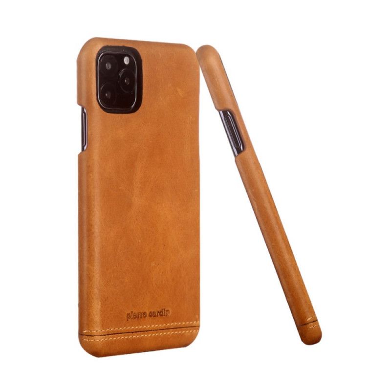 Etui iPhone 11 Pro Czerwony Czarny Prawdziwa Skóra Pierre Cardin