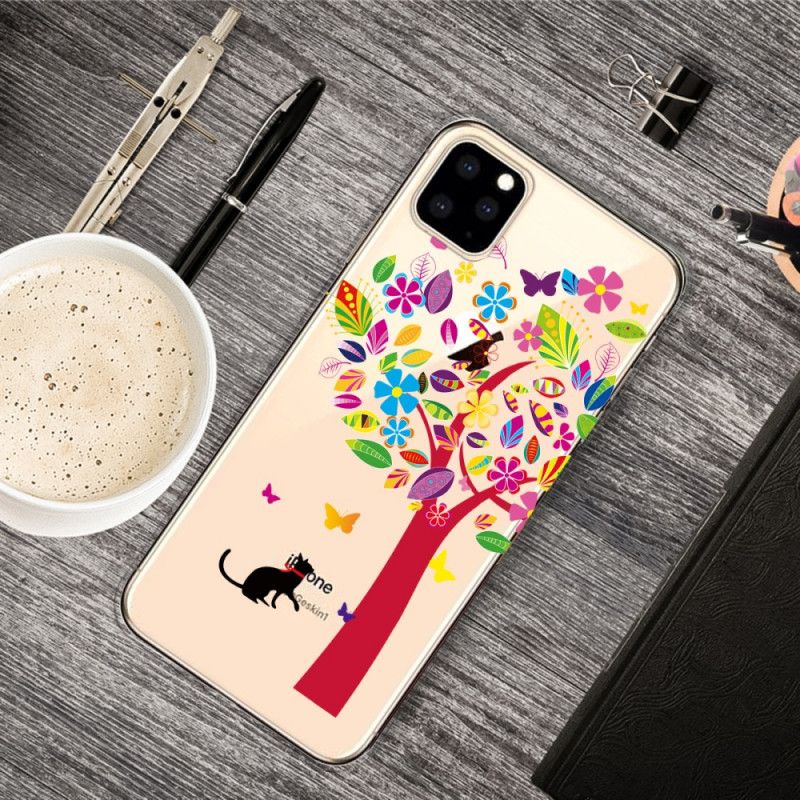 Etui iPhone 11 Pro Kot Pod Drzewem Etui Ochronne