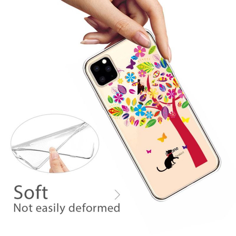 Etui iPhone 11 Pro Kot Pod Drzewem Etui Ochronne