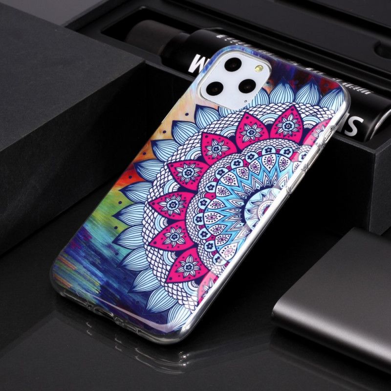 Etui iPhone 11 Pro Mandala W Kolorze Fluorescencyjnym Etui Ochronne