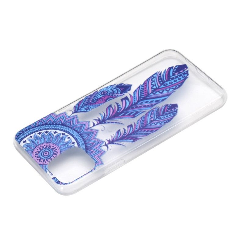 Etui iPhone 11 Pro Niebieskie Pióra Łapacza Snów Etui Ochronne