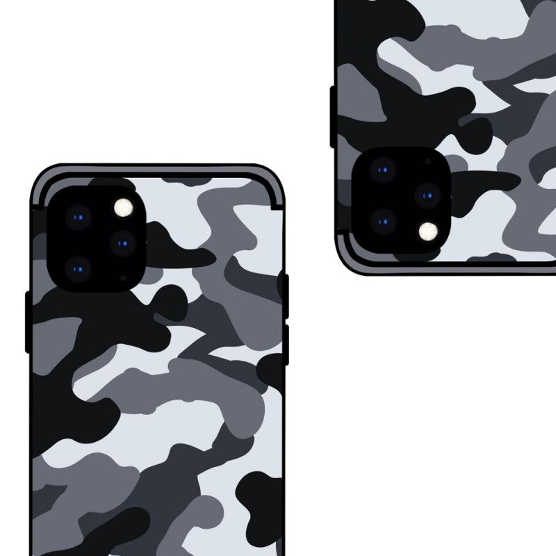 Etui iPhone 11 Pro Pomarańczowy Czarny Kamuflaż Nxe Etui Ochronne