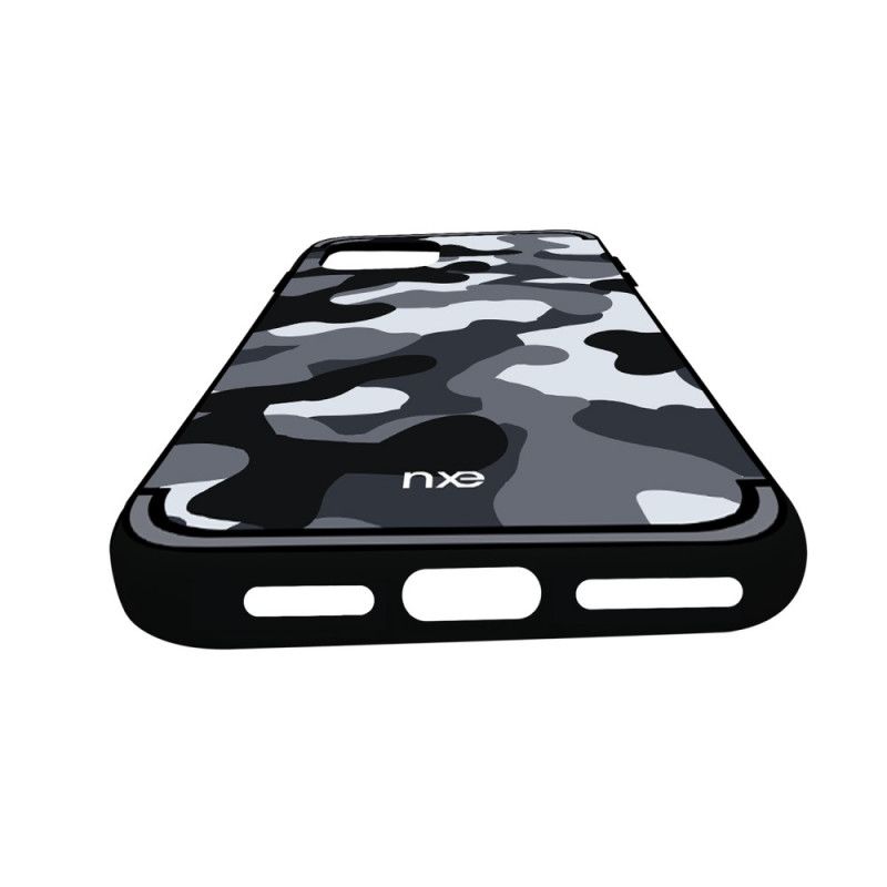 Etui iPhone 11 Pro Pomarańczowy Czarny Kamuflaż Nxe Etui Ochronne