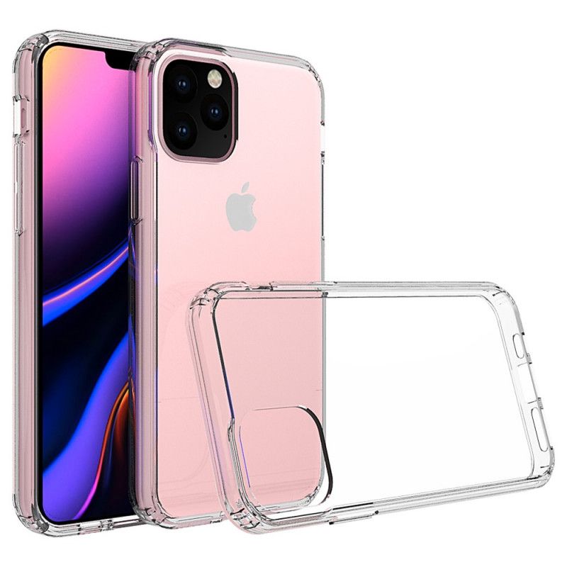 Etui iPhone 11 Pro Przezroczysta Konstrukcja Hybrydowa