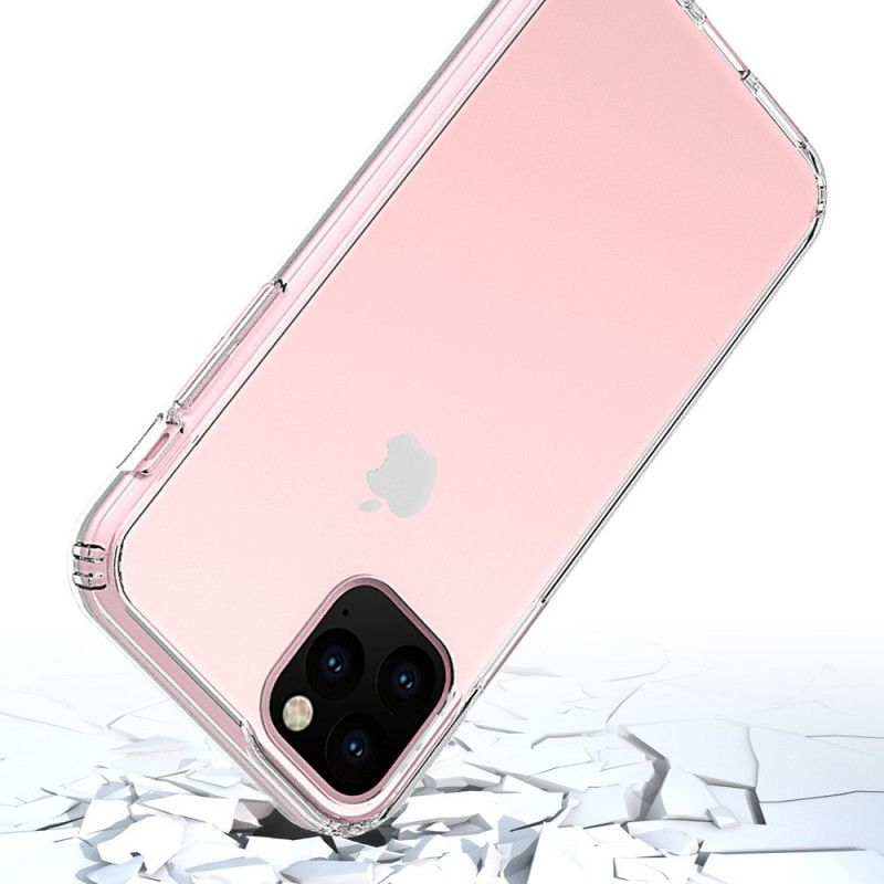 Etui iPhone 11 Pro Przezroczysta Konstrukcja Hybrydowa