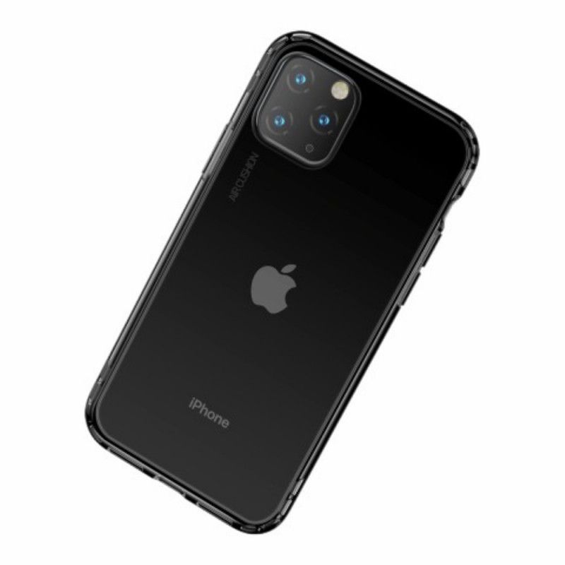 Etui iPhone 11 Pro Przezroczysty Czarny Seria Prosta Baseus