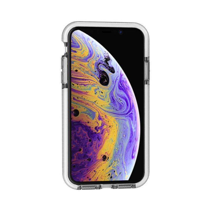 Etui iPhone 11 Pro Różowy Czarny Przezroczysta Tekstura Diamentu