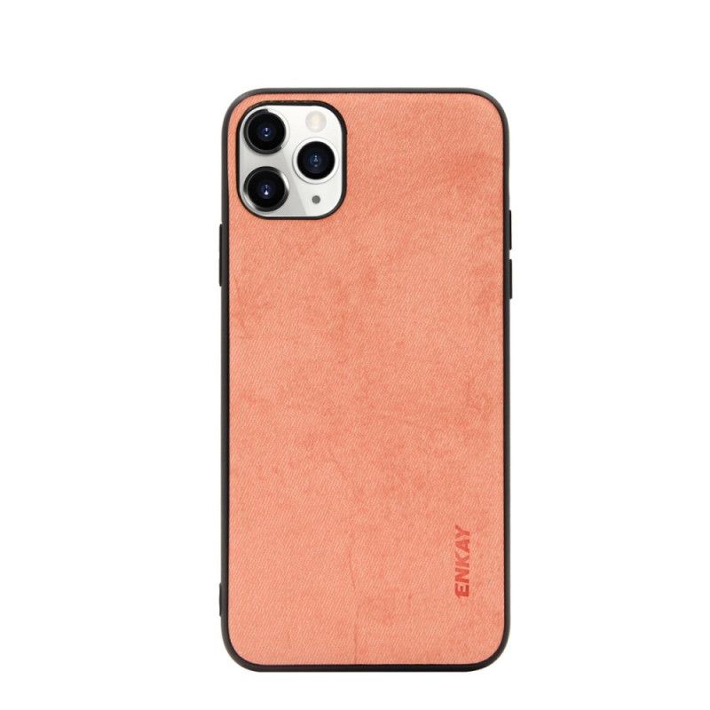 Etui iPhone 11 Pro Szary Czarny Dobra Tekstura Tkaniny Etui Ochronne