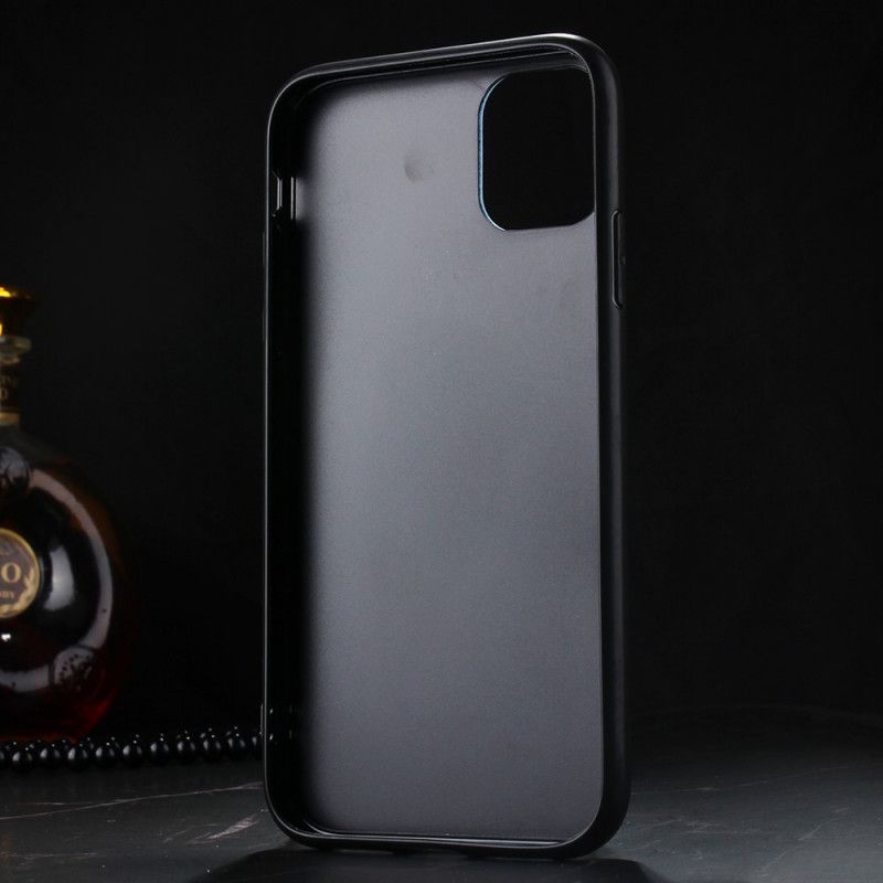 Etui iPhone 11 Pro Szary Dwukolorowa Imitacja Skóry