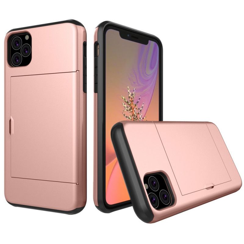 Etui iPhone 11 Pro Zielony Czarny Sztywny. Efektowny Uchwyt Na Karty