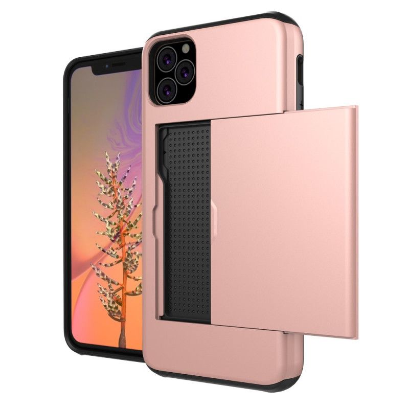 Etui iPhone 11 Pro Zielony Czarny Sztywny. Efektowny Uchwyt Na Karty