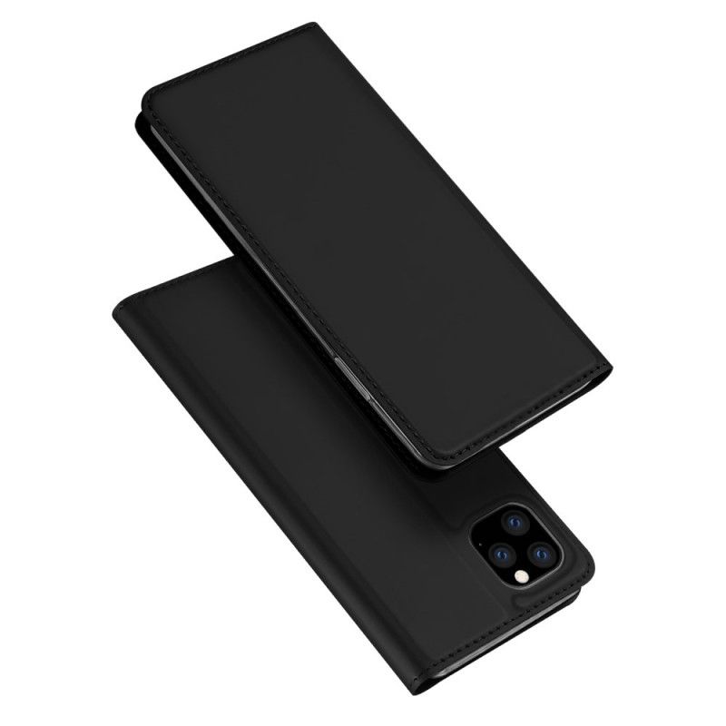 Flip Kotelot iPhone 11 Pro Złoty Czarny Etui na Telefon Dux Ducis Z Serii Skin Pro