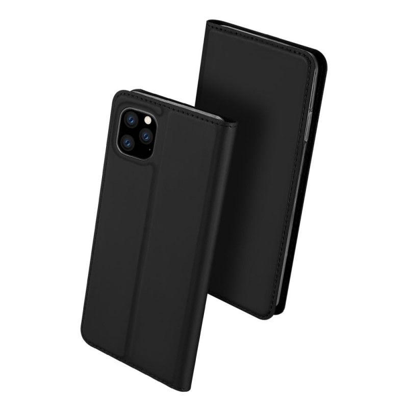 Flip Kotelot iPhone 11 Pro Złoty Czarny Etui na Telefon Dux Ducis Z Serii Skin Pro