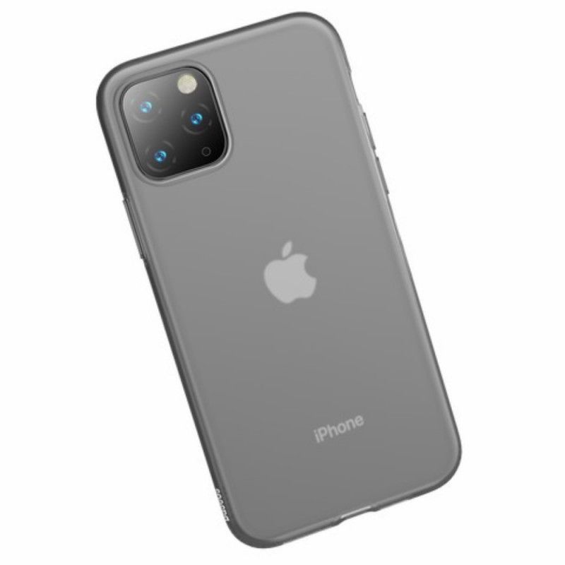 Futerały iPhone 11 Pro Czerwony Biały Etui na Telefon Płynny Silikon Baseus