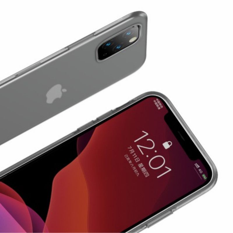 Futerały iPhone 11 Pro Czerwony Biały Etui na Telefon Płynny Silikon Baseus