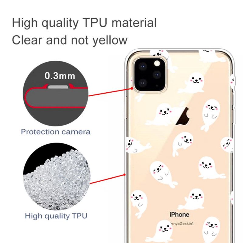 Futerały iPhone 11 Pro Etui na Telefon Najlepsze Lwy Morskie