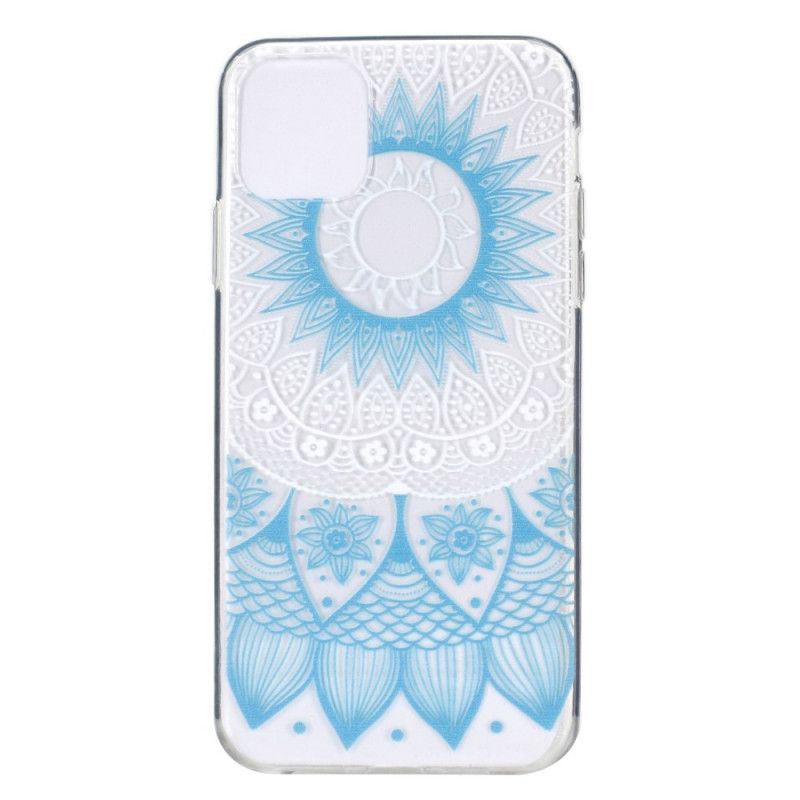 Futerały iPhone 11 Pro Różowy Etui na Telefon Przezroczysta Kolorowa Mandala