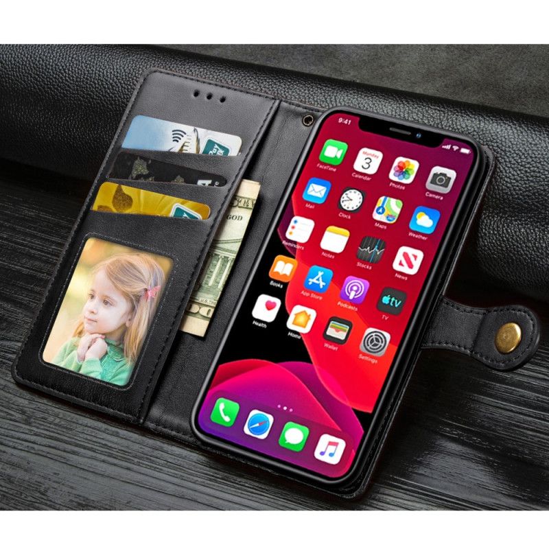 Obudowa iPhone 11 Pro Czerwony Czarny Projekt Premium