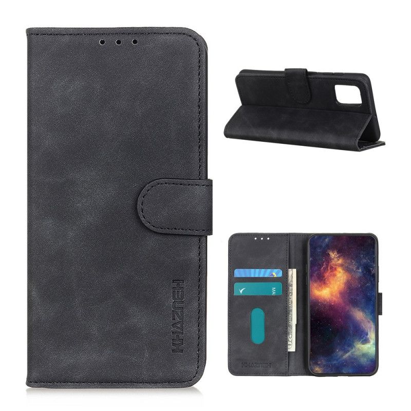 Etui Folio OnePlus 8T Czerwony Czarny Efekt Skóry Khazneh W Stylu Vintage Etui Ochronne