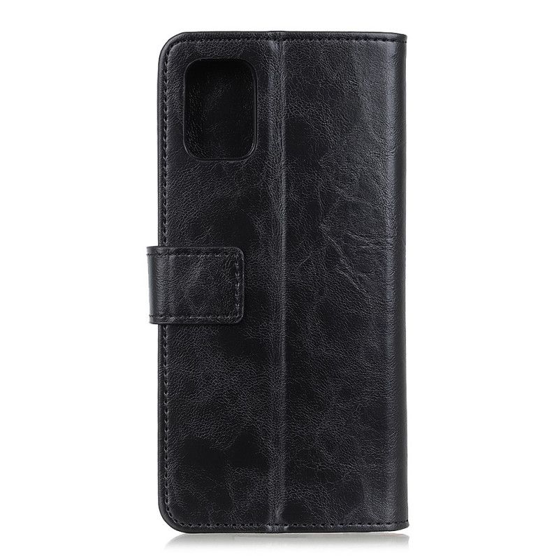 Etui Folio OnePlus 8T Czerwony Czarny Elegancja Skórzana Khazneh Etui Ochronne