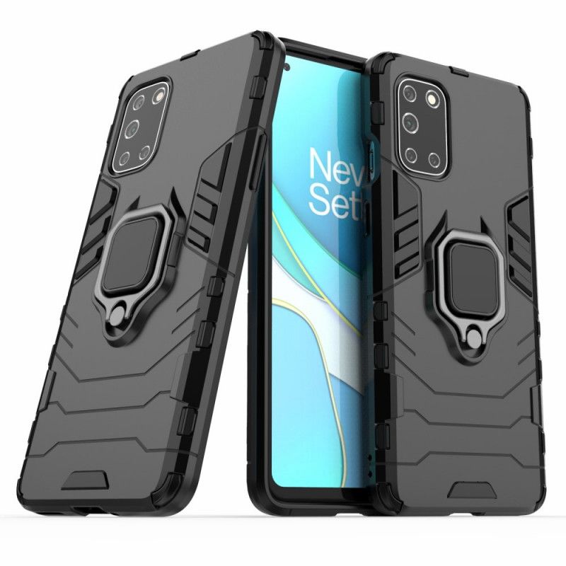 Etui OnePlus 8T Czerwony Czarny Pierścień Oporowy