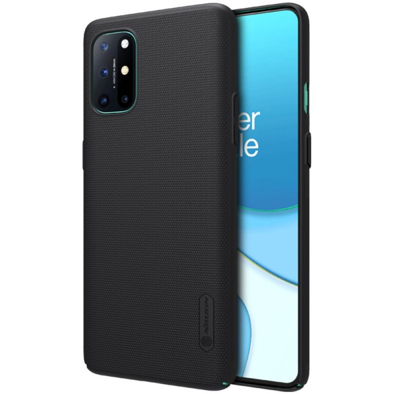 Etui OnePlus 8T Czerwony Czarny Sztywny Matowy Nillkin Etui Ochronne