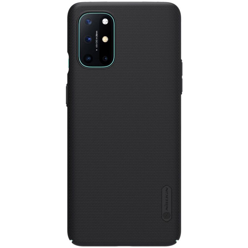 Etui OnePlus 8T Czerwony Czarny Sztywny Matowy Nillkin Etui Ochronne