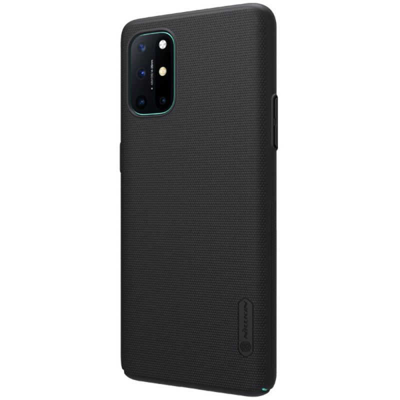 Etui OnePlus 8T Czerwony Czarny Sztywny Matowy Nillkin Etui Ochronne