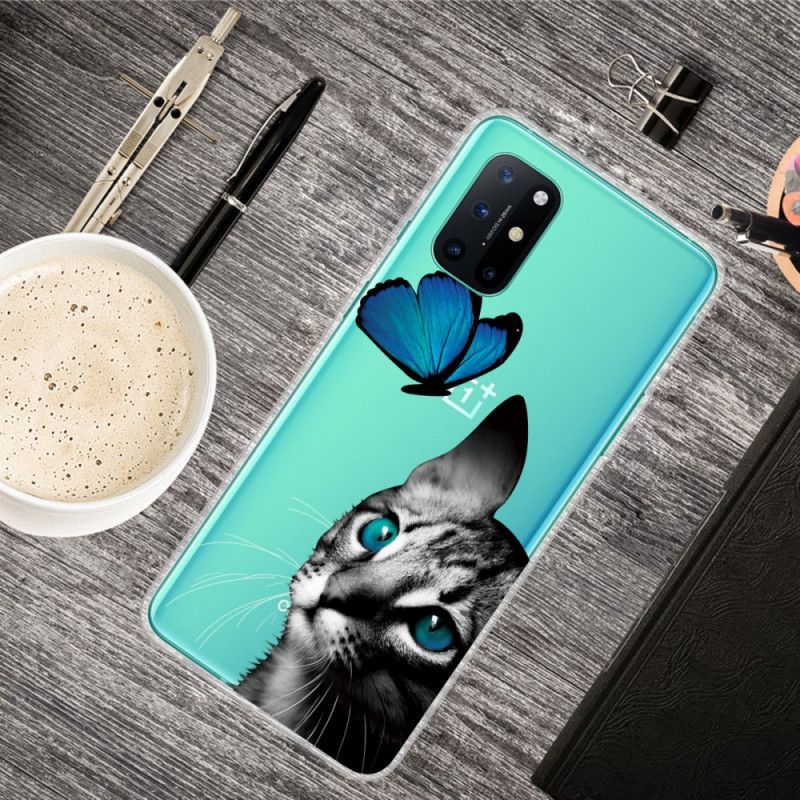 Etui OnePlus 8T Kot I Motyl