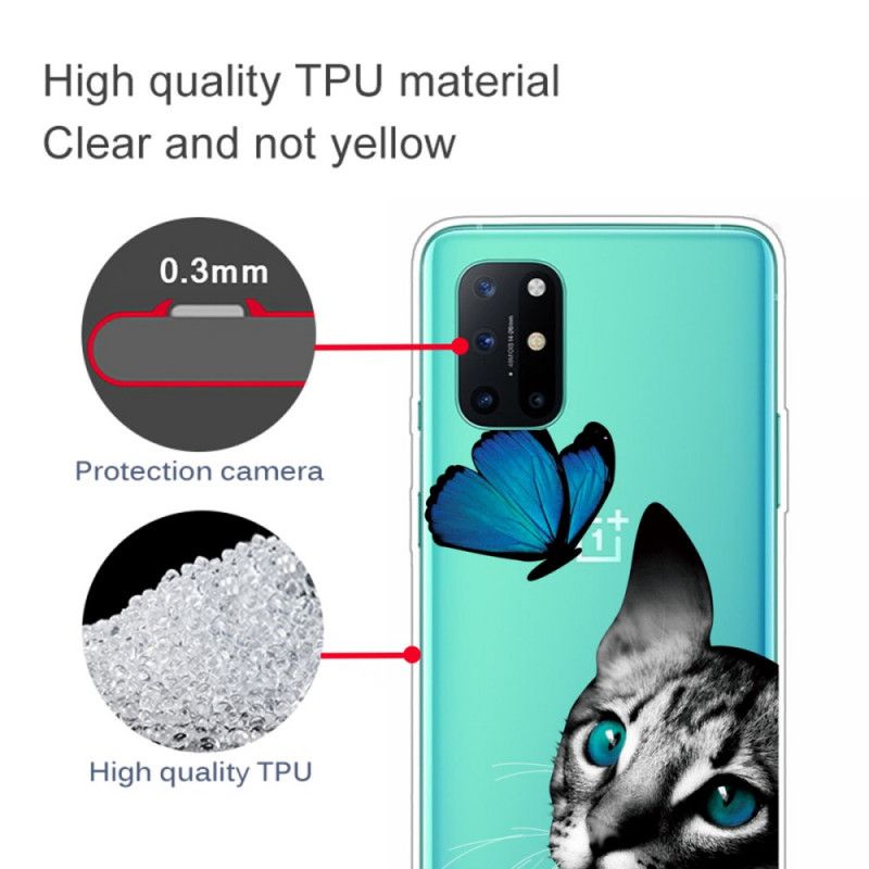 Etui OnePlus 8T Kot I Motyl