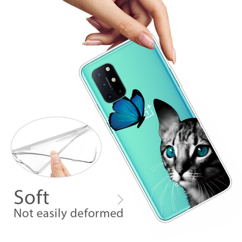 Etui OnePlus 8T Kot I Motyl