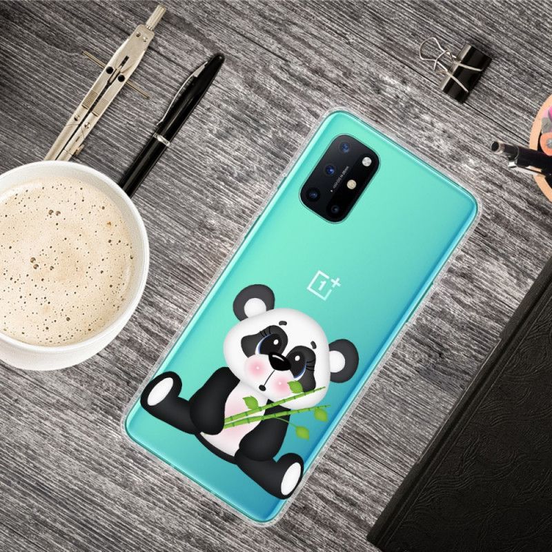 Etui OnePlus 8T Przezroczysta Smutna Panda