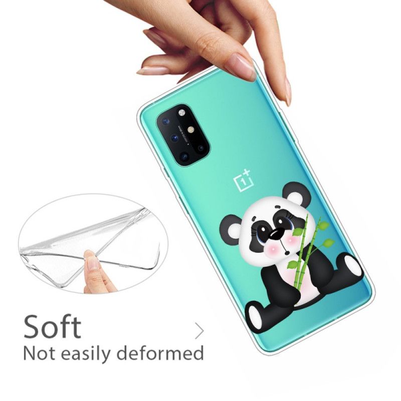 Etui OnePlus 8T Przezroczysta Smutna Panda