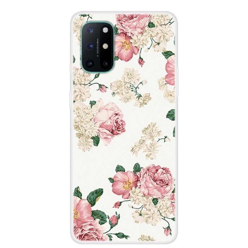 Etui OnePlus 8T Przezroczyste Kwiaty Wolności Etui Ochronne