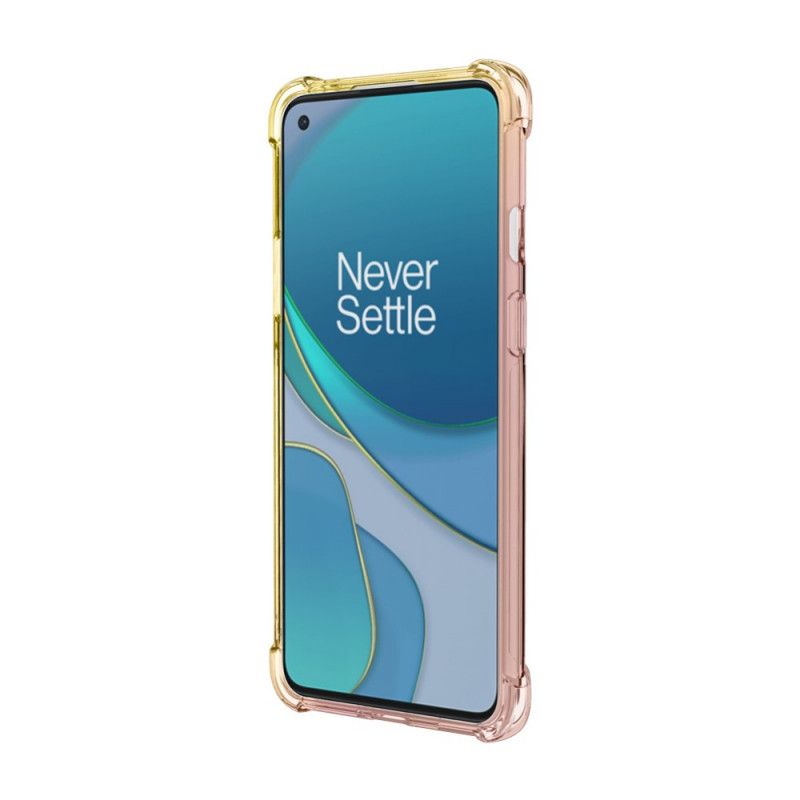 Etui OnePlus 8T Różowy Magenta Kolor Gradientu