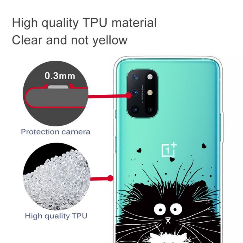 Etui OnePlus 8T Spójrz Na Szalone Koty Etui Ochronne