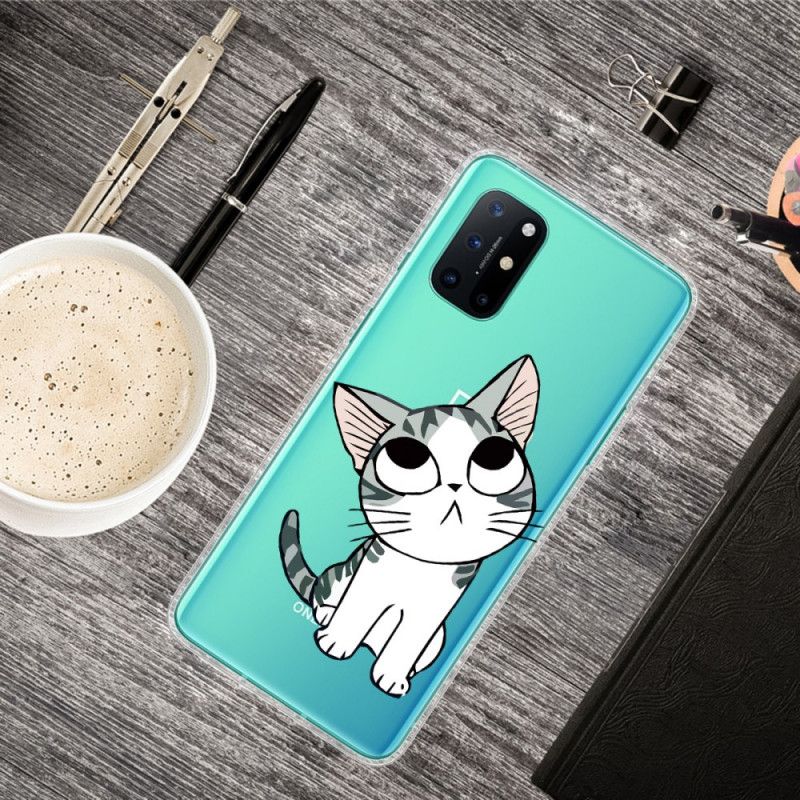 Etui OnePlus 8T Spójrz Na Szarego Kota Etui Ochronne