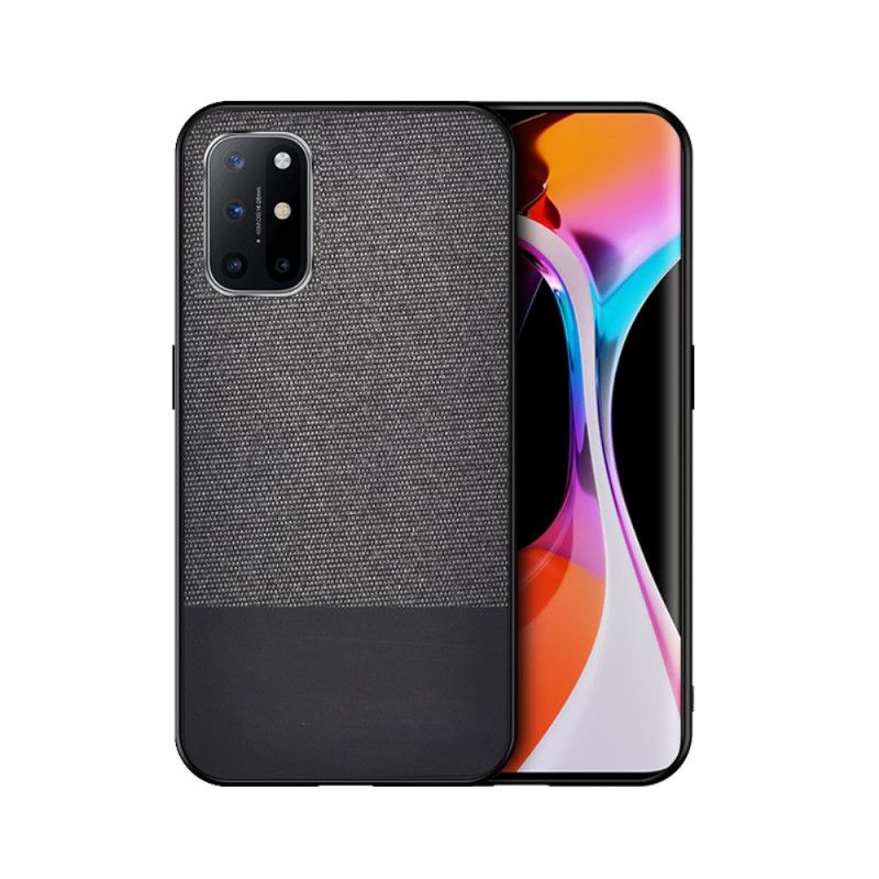 Etui OnePlus 8T Szary Czarny Zgryz Ze Sztucznej Skóry Etui Ochronne