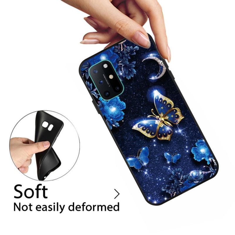 Etui OnePlus 8T Złoty Motyl Etui Ochronne