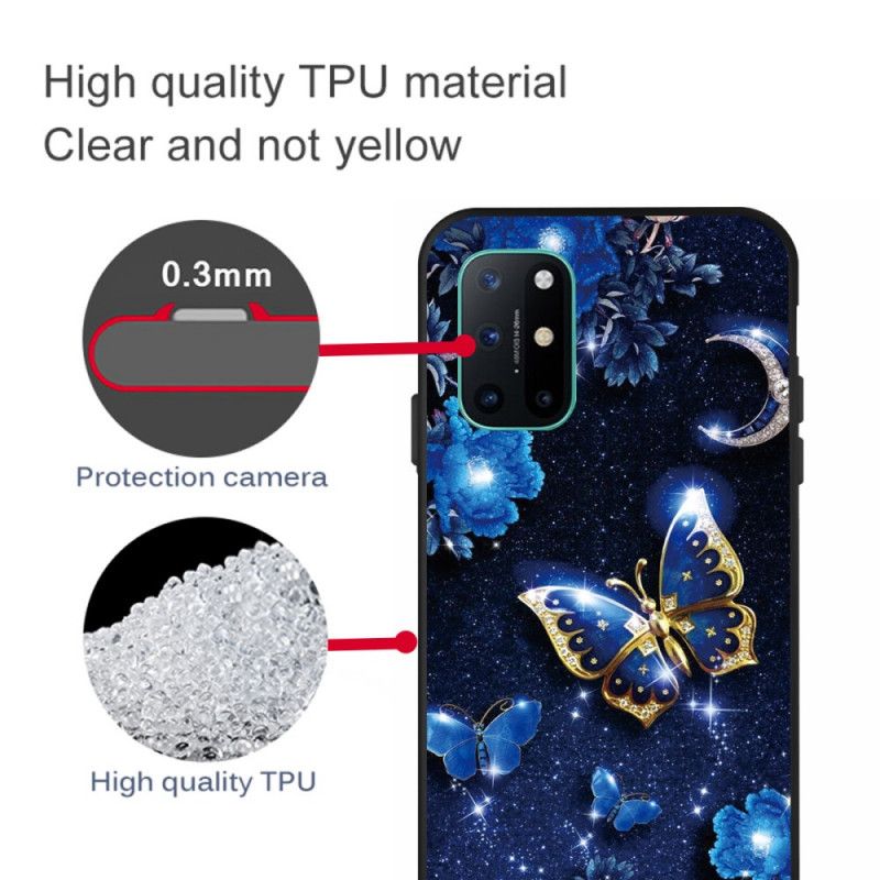 Etui OnePlus 8T Złoty Motyl Etui Ochronne