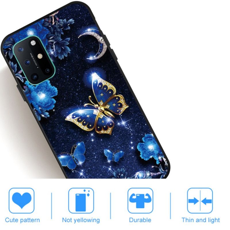 Etui OnePlus 8T Złoty Motyl Etui Ochronne