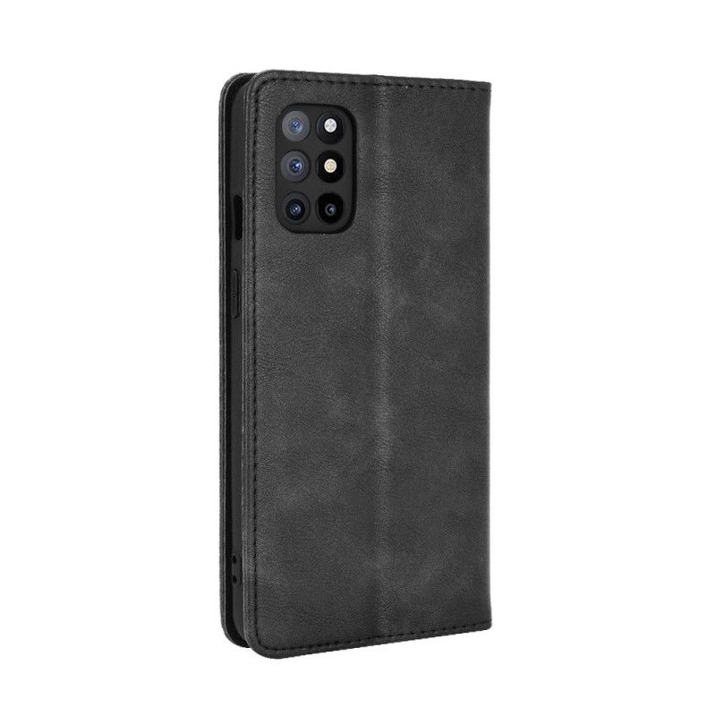 Flip Kotelot OnePlus 8T Czerwony Czarny Etui na Telefon Stylizowany Efekt Skóry W Stylu Vintage