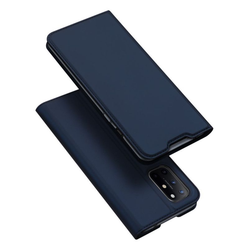 Flip Kotelot OnePlus 8T Granatowy Czarny Etui na Telefon Skóra Pro Dux Ducis